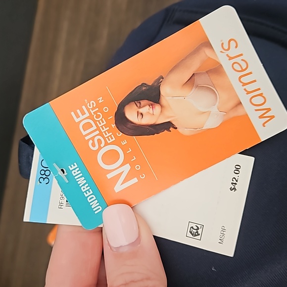 NWT Warners 38C Navy Underwire Bra - Picture 7 of 7